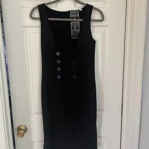 L.A.M.B Wool Mid-Length Dress